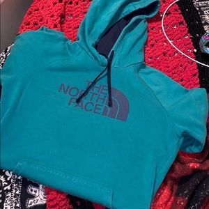 Green North Face Hoodie